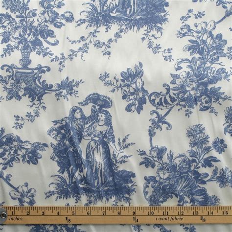 toile de jouy curtain fabric.